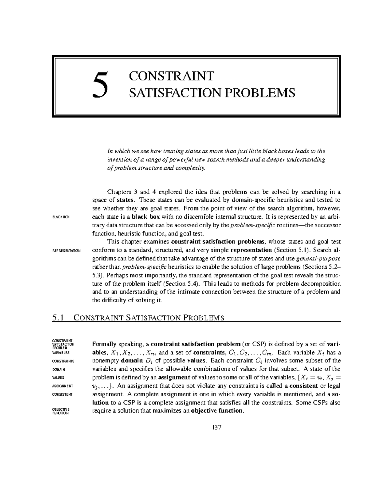 AI Mordern Approach newchap 05 - 5 CONSTRAINT SATISFACTION PROBLEMS In ...