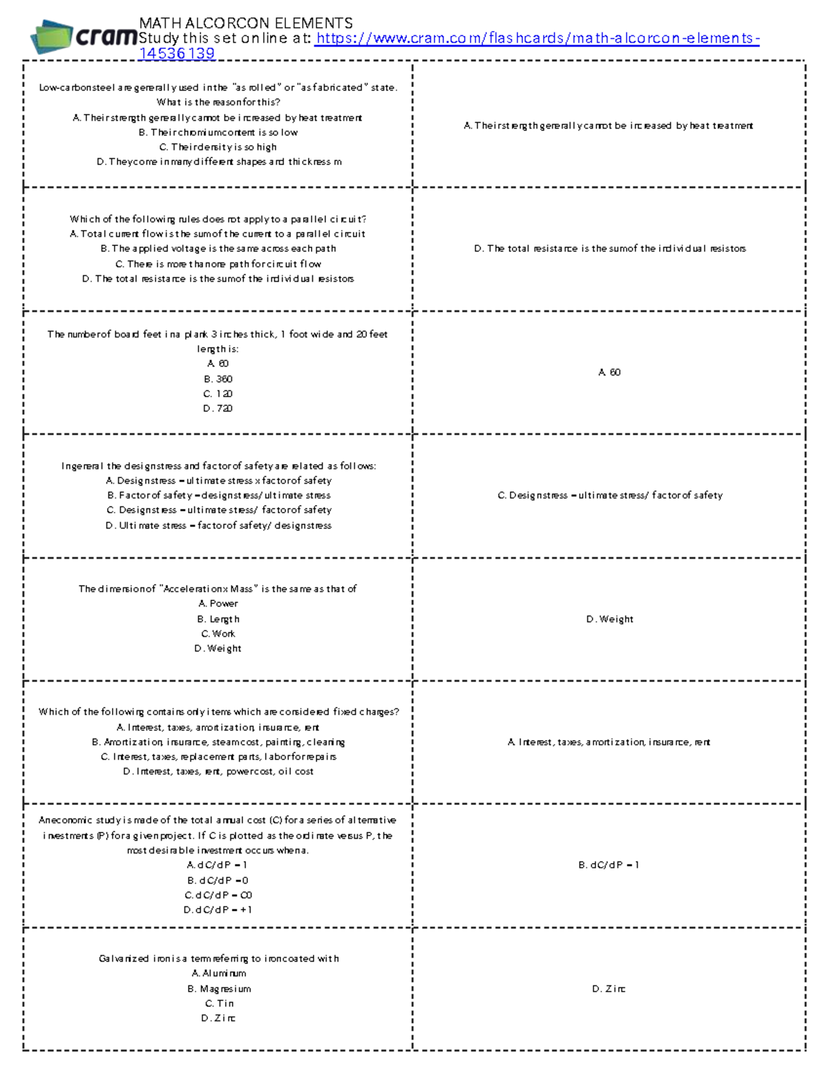 MATH ALCORCON ELEMENTS Quiz Questions and Answers - Studocu