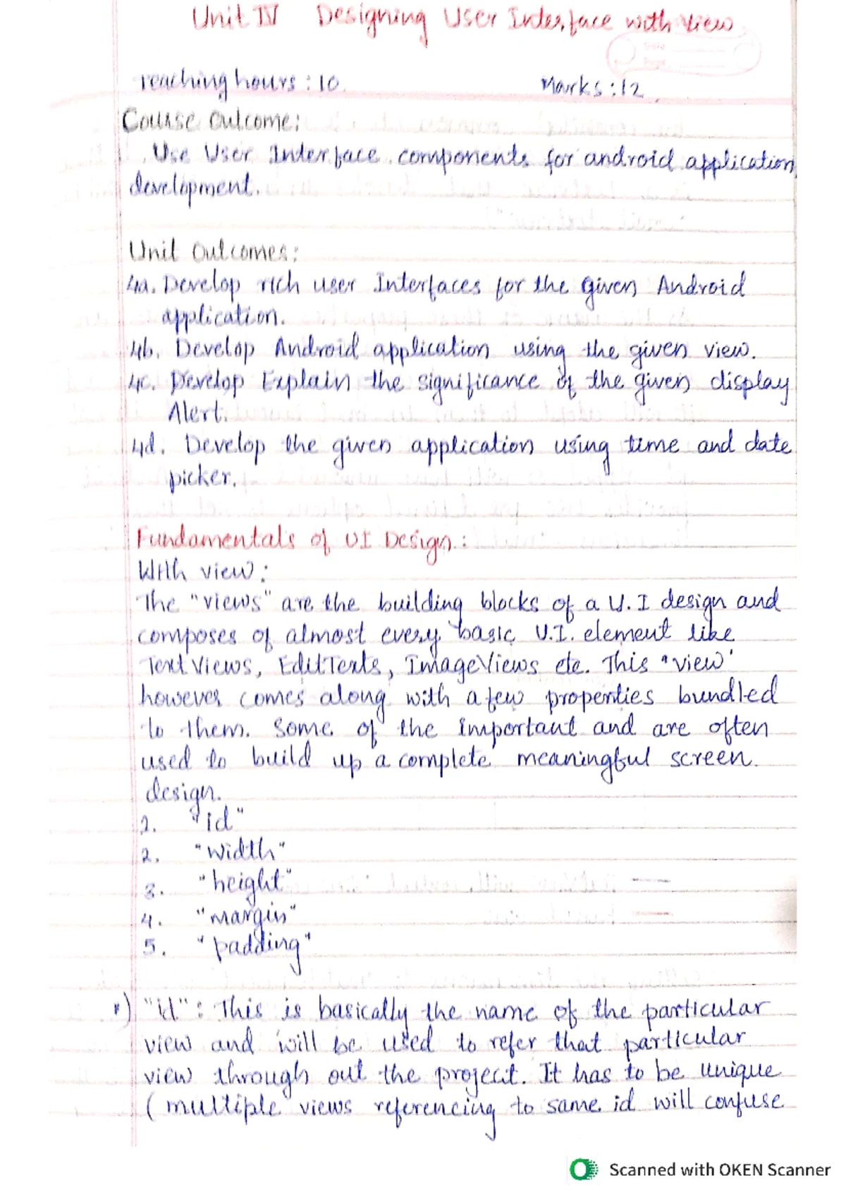 Unit 1 Lecture Notes: Key Concepts and Highlights for Study - Studocu