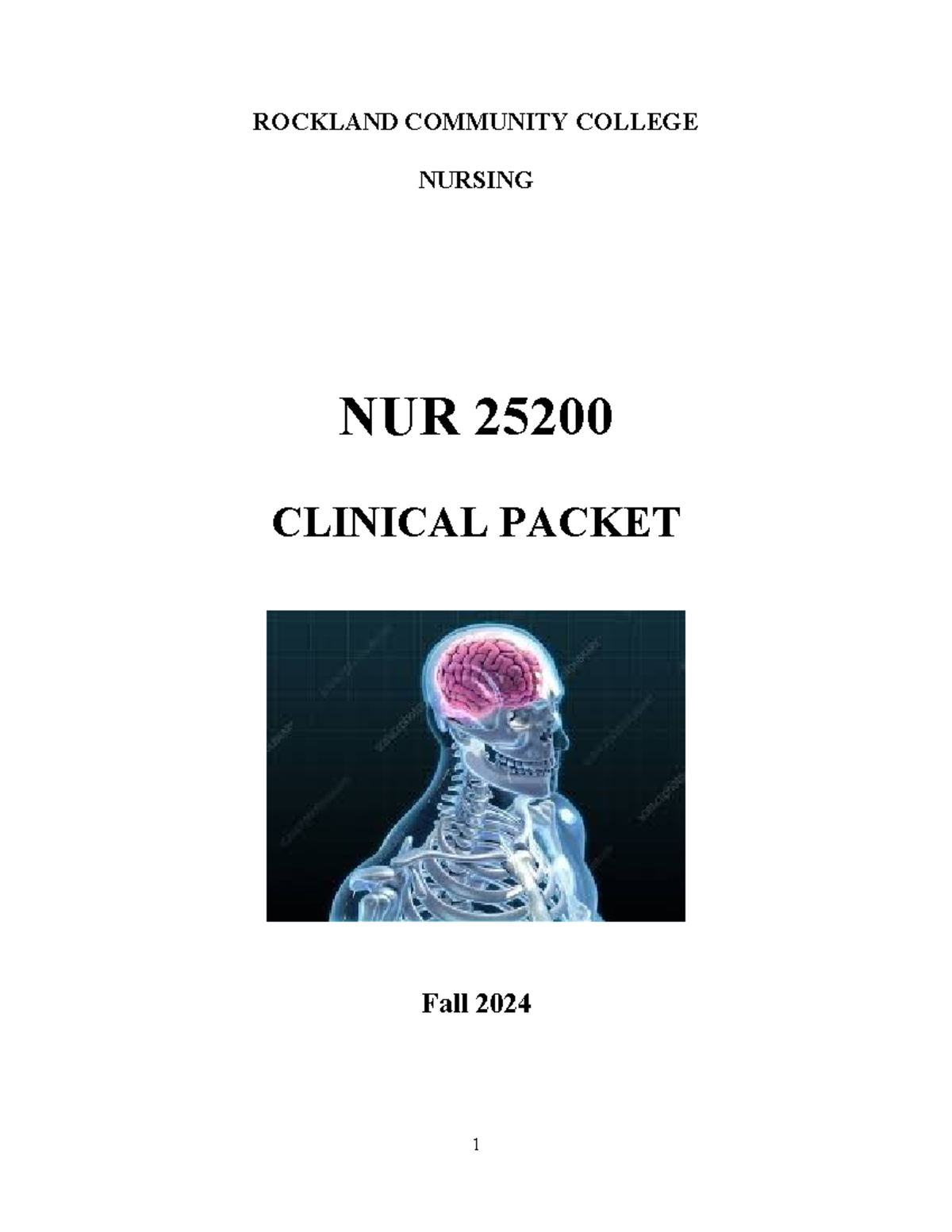 NUR 25200 Fall 2024 Clinical Packet and Guidelines - Studocu