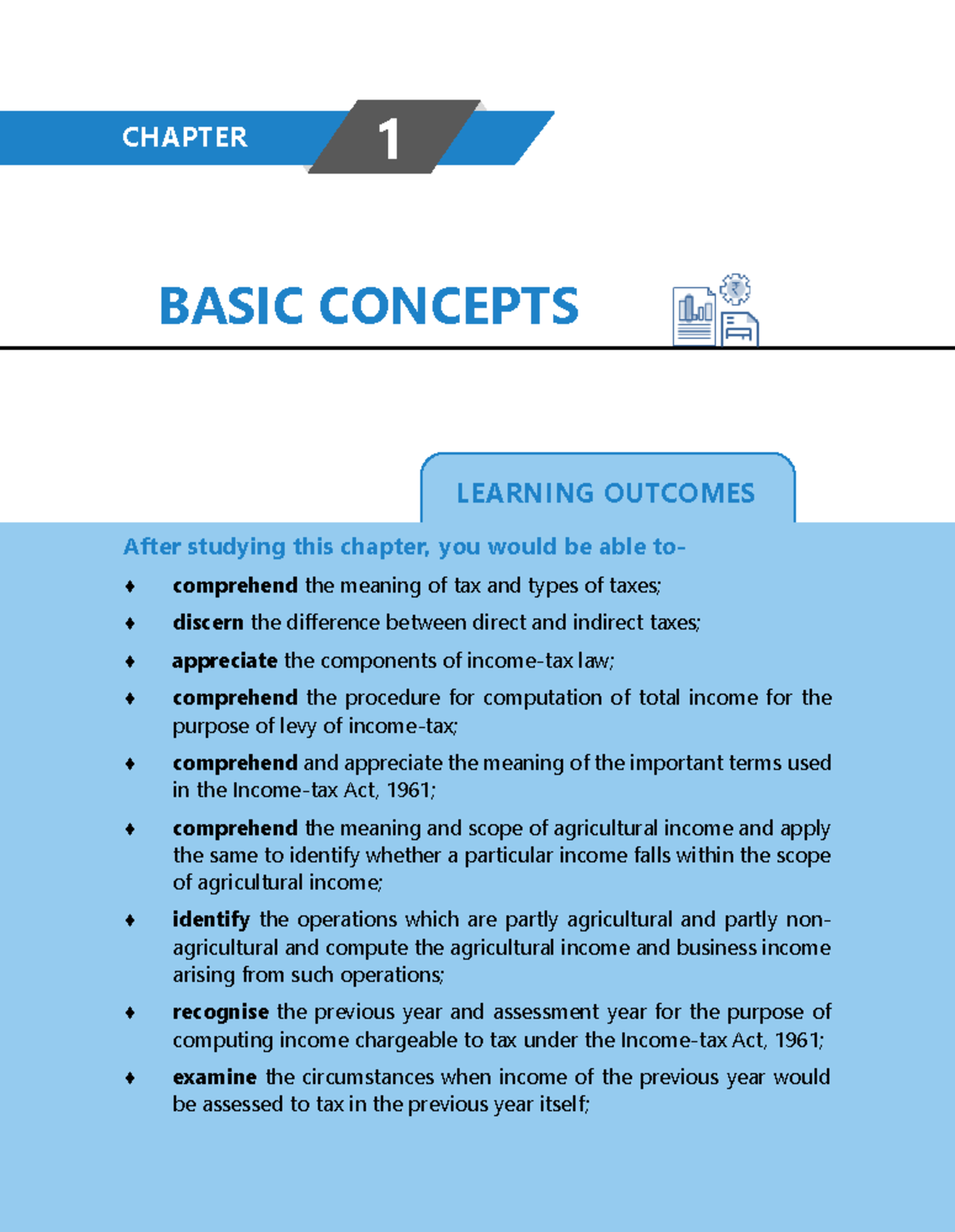 Tax 101: Chapter 1 - Basic Concepts and Learning Outcomes - Studocu