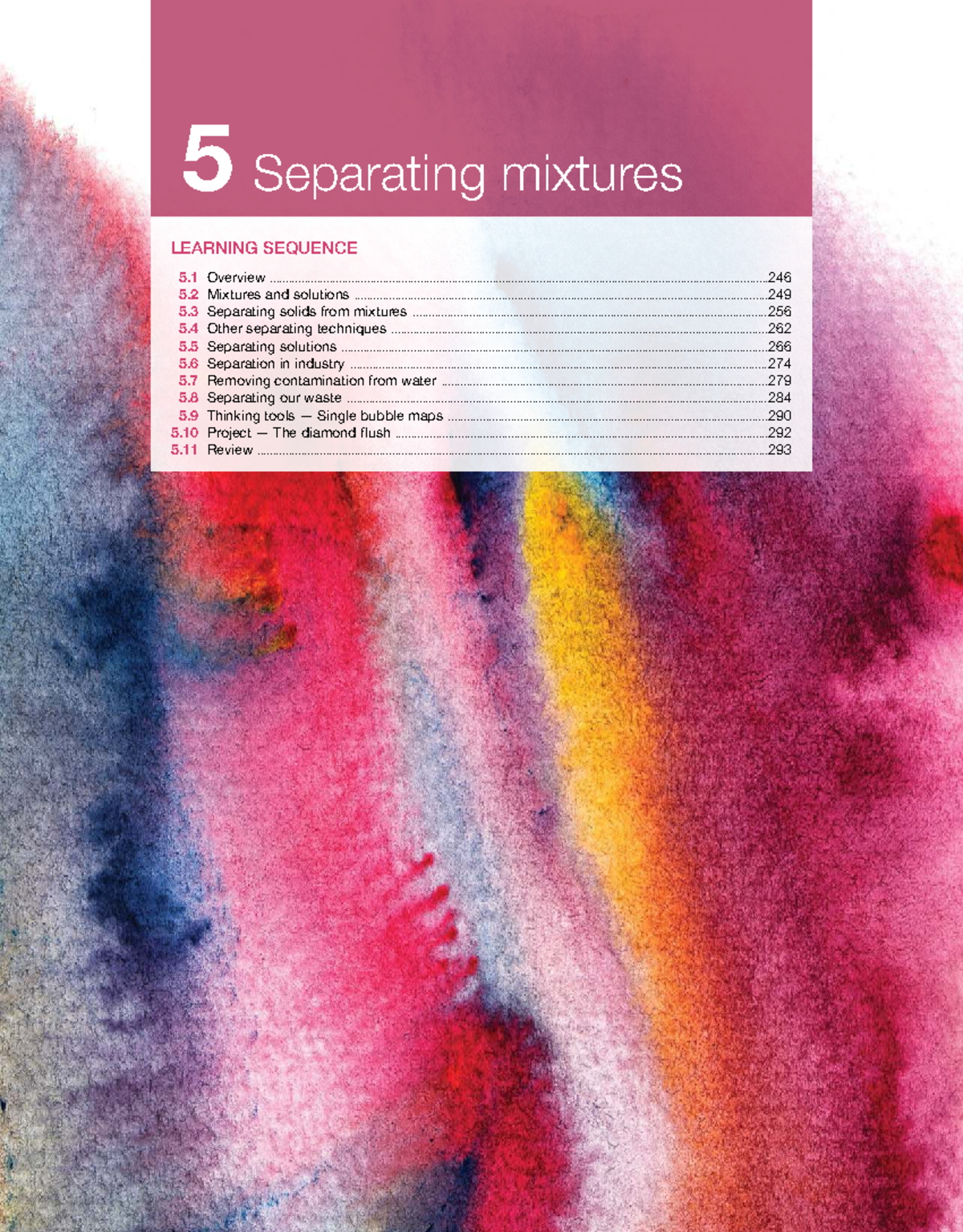 Separation Techniques in Chemistry: Solutions, Mixtures, and Processes ...