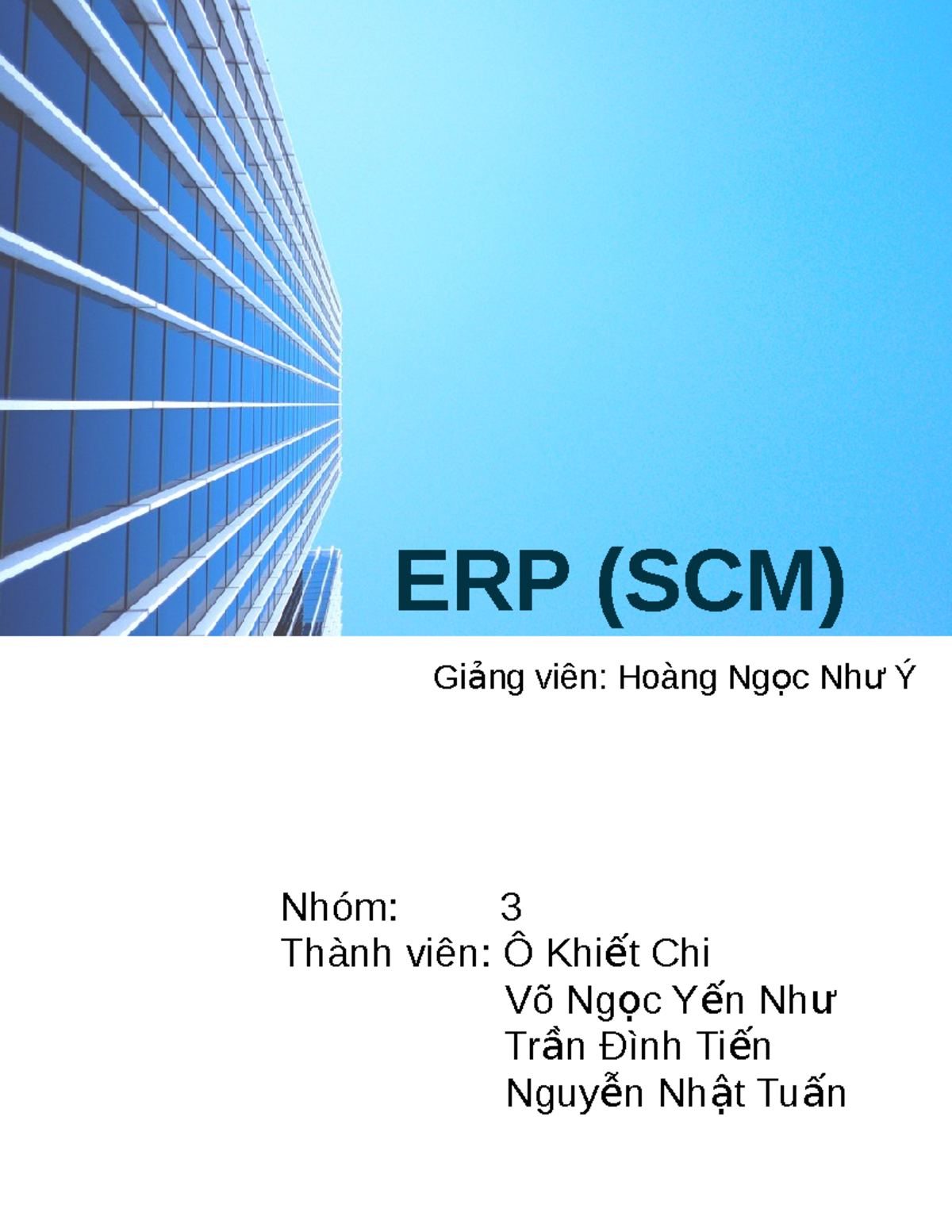 ERP SCM Case Study: EOQ Model Analysis - Group 3 Submission - Studocu