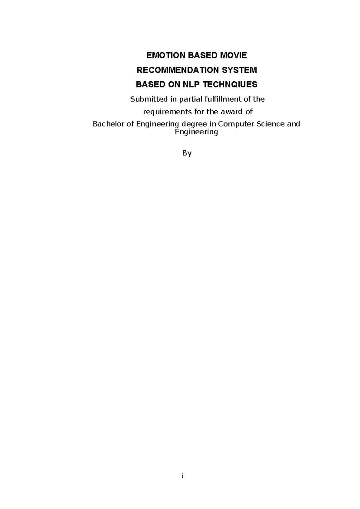 Emotion-Based Movie Recommendation System Using Python (E-MRS Project ...