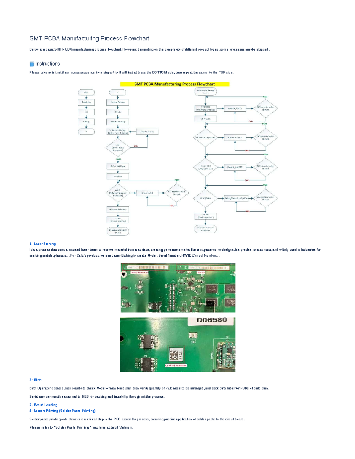 TE-SMT PCBA Manufacturing Process Flowchart Overview - Studocu
