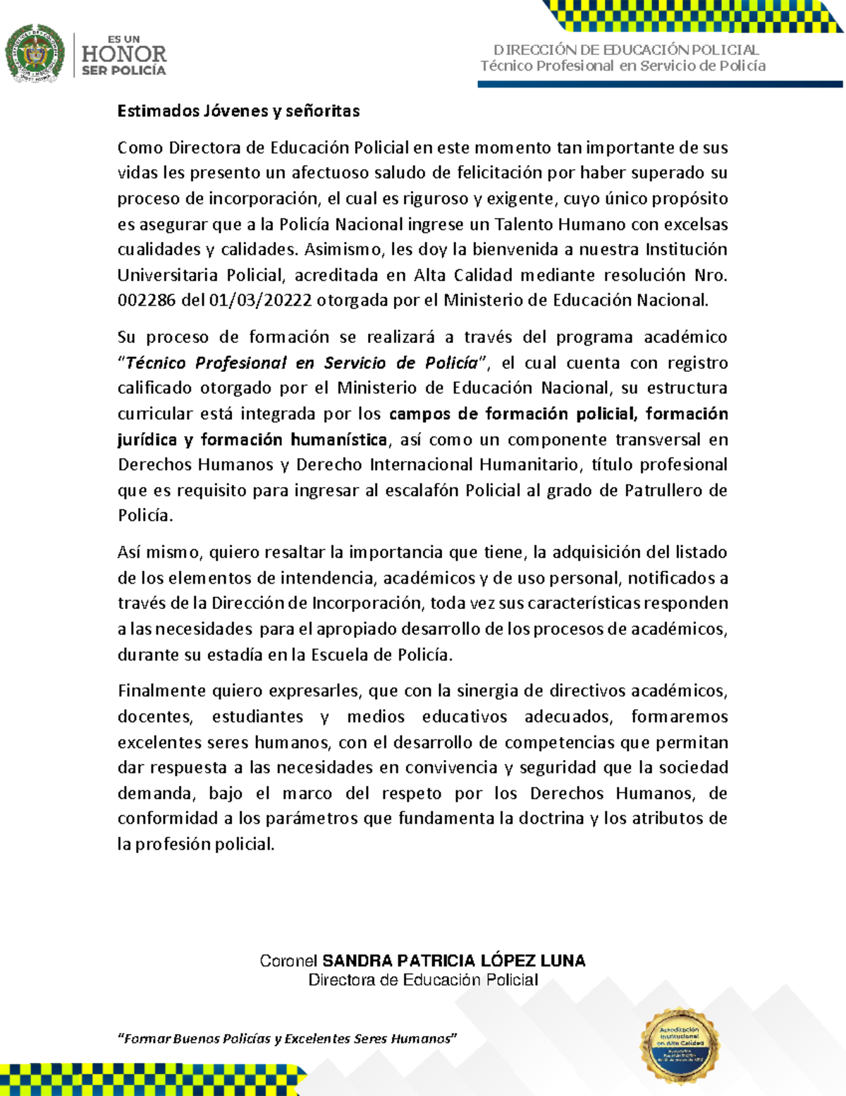 21092022 Requerimientos de Elementos para Aspirantes a Patrullero - Document Preview