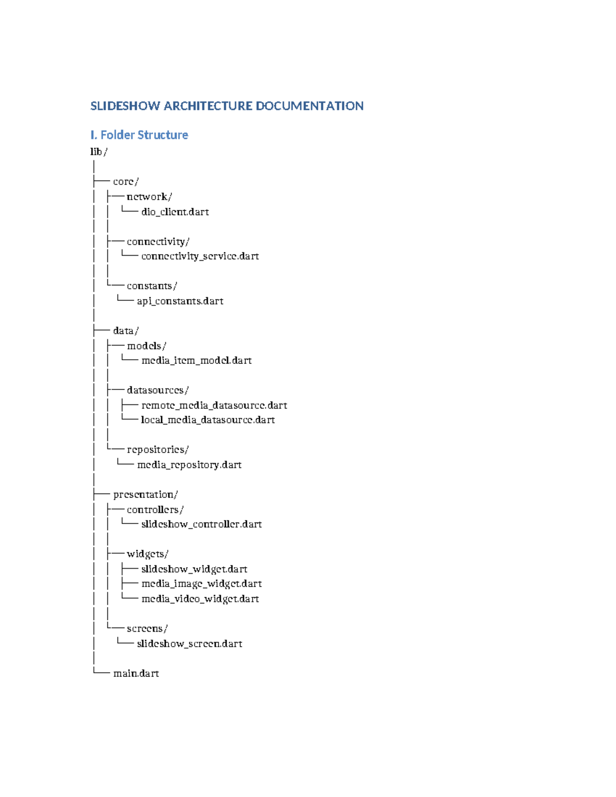 Slideshow Architecture Documentation: Key Features & Flow - Studocu