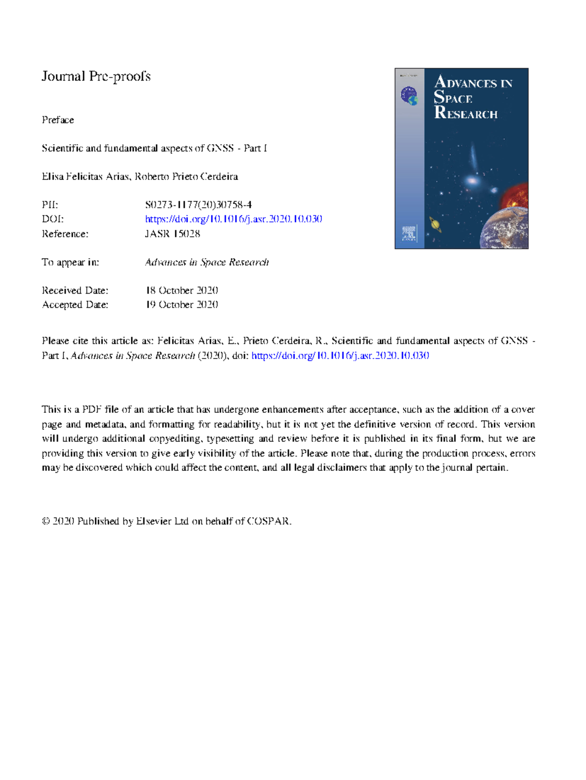 Scientific and Fundamental Aspects of GNSS - Part I Insights - Studocu