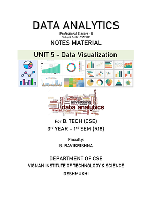 DATA Analytics UNIT - II - UNIT – II INTRODUCTION TO ANALYTICS ...