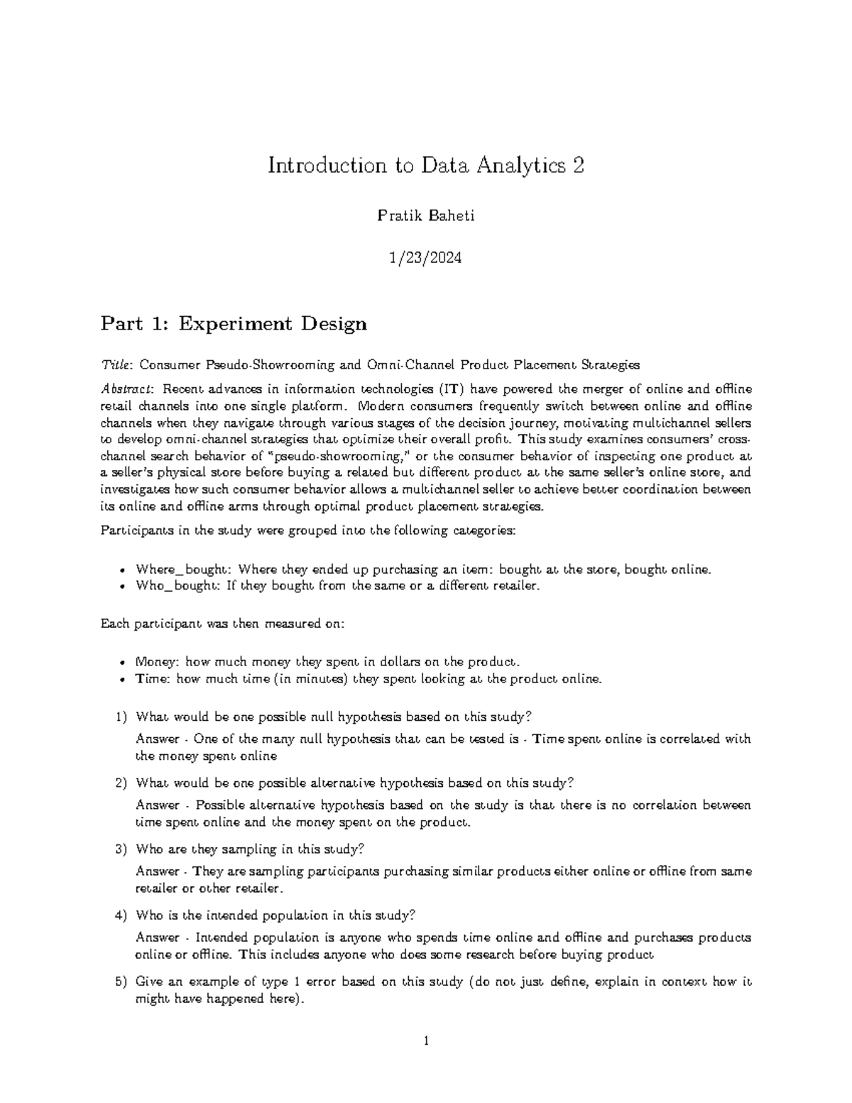 05 lab - Lab assignment 5 - Statistical Modeling and Graphing Enter ...