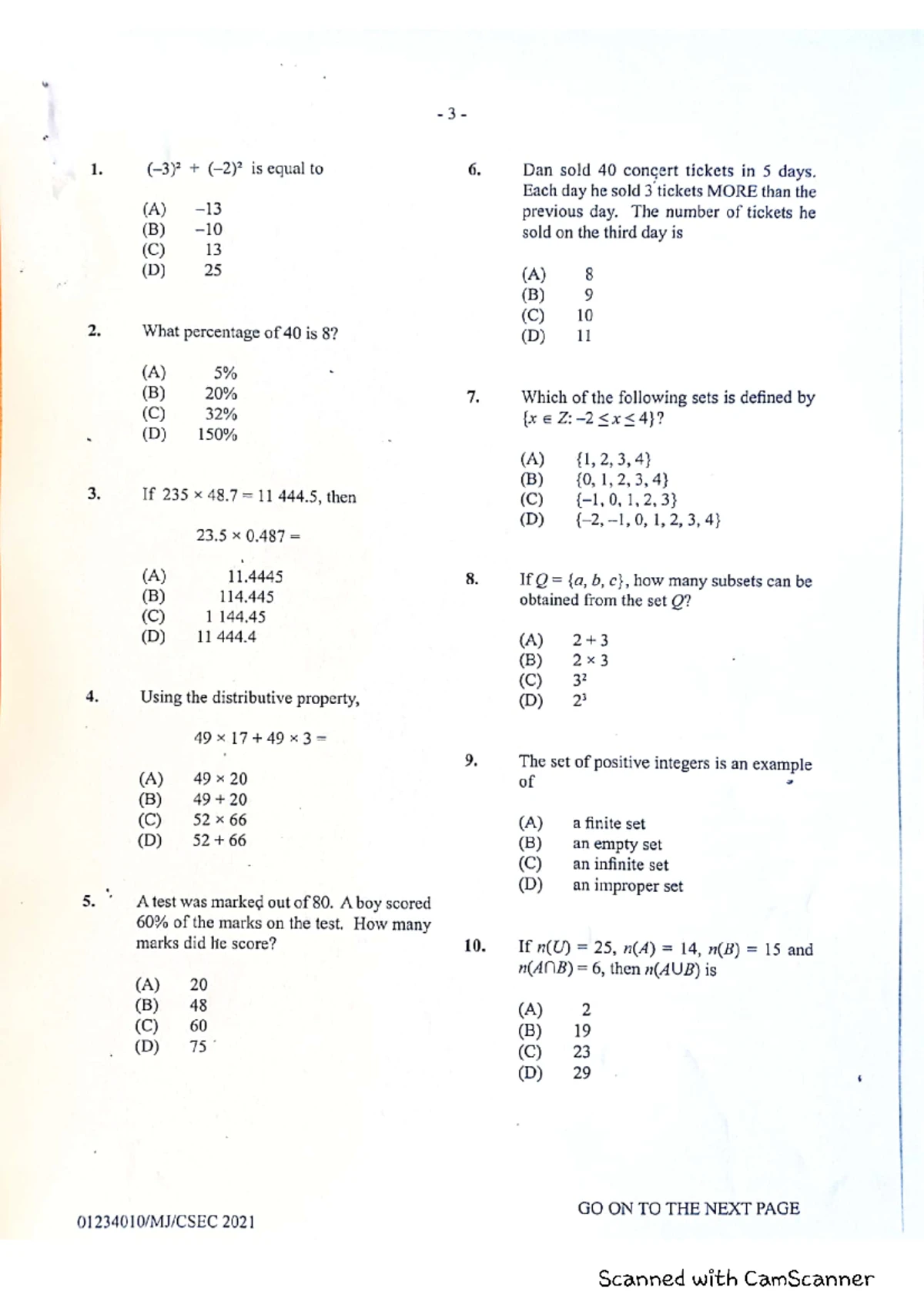 June 2021 P1 Maths P1 Past Papers Mathematics Studocu