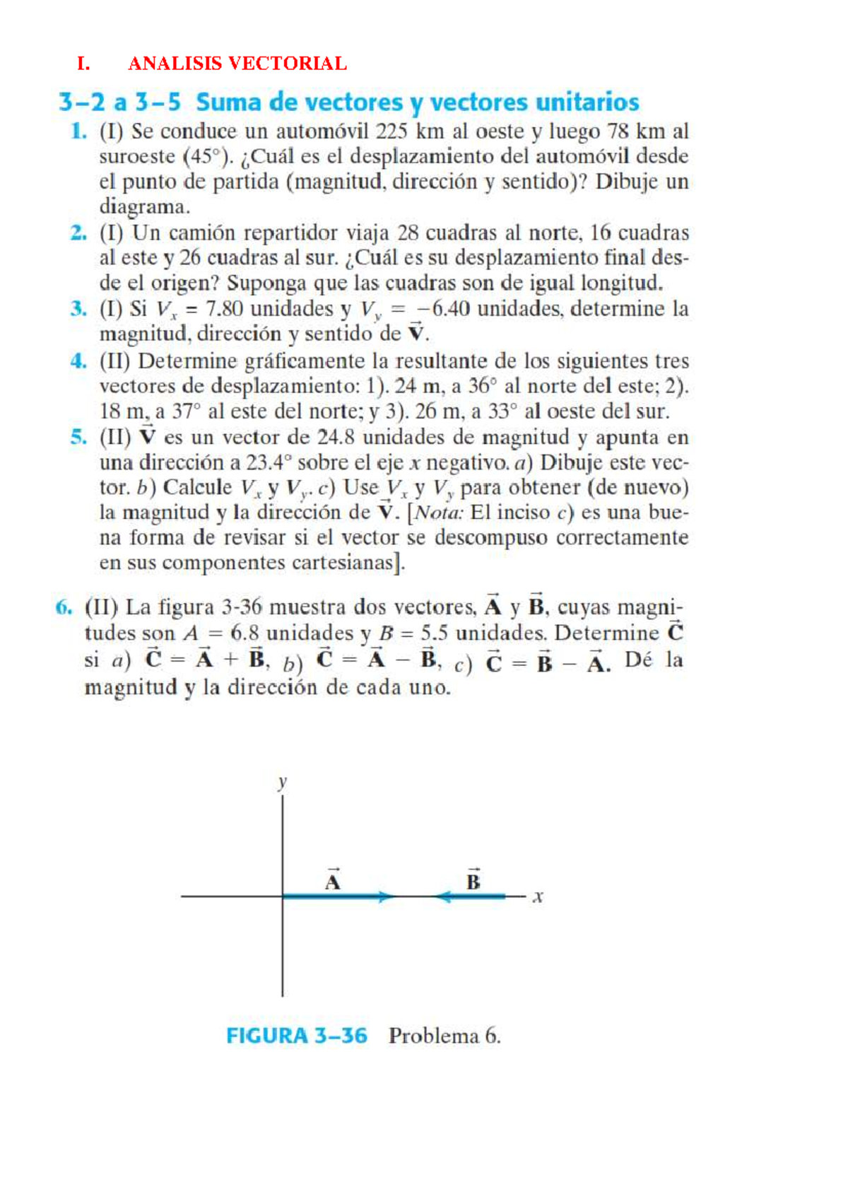 I.3 Análisis Vectorial: Suma de Vectores y Desplazamientos - Studocu