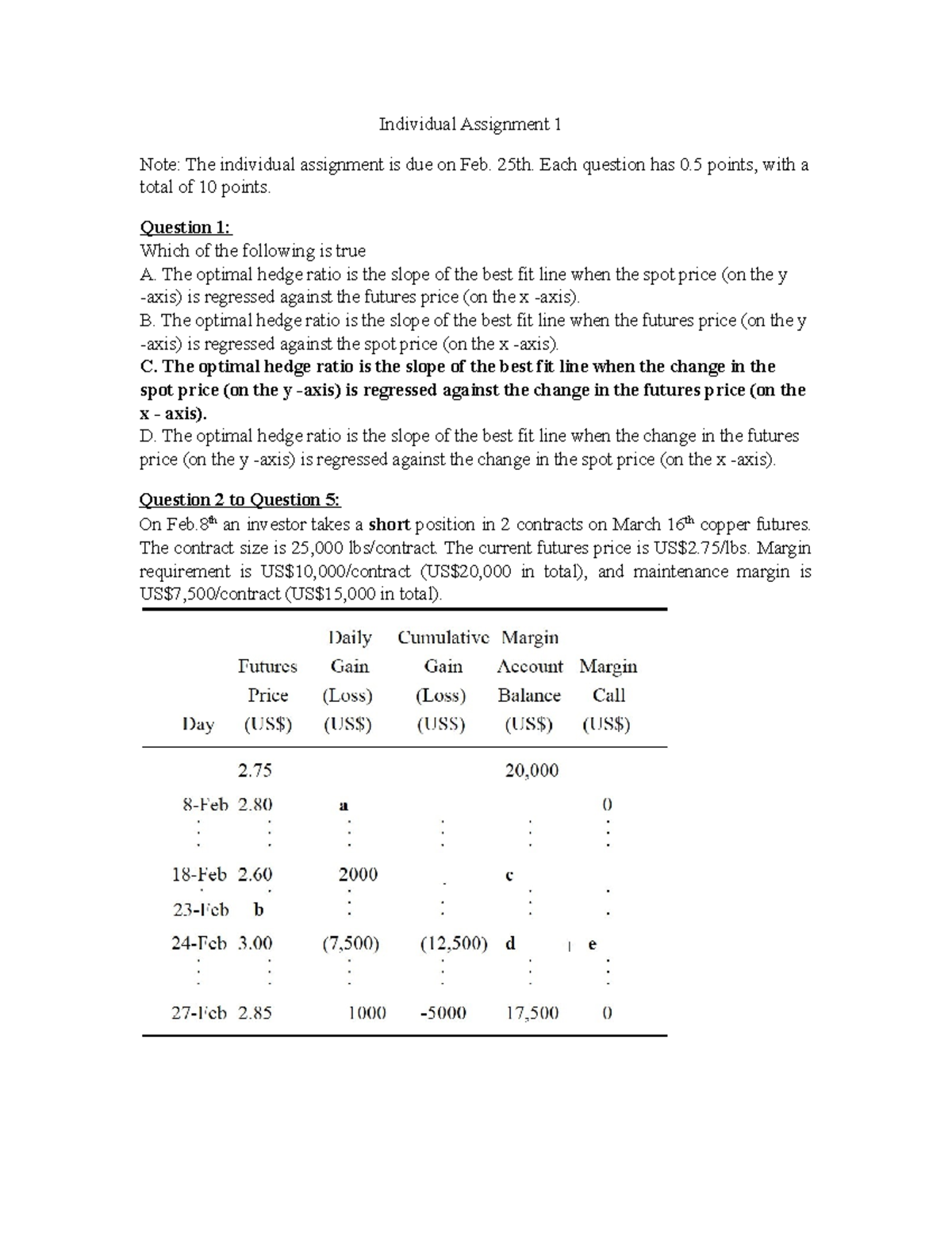 Individual Assignment 1 - PFI 2022: Key Concepts and Questions ...