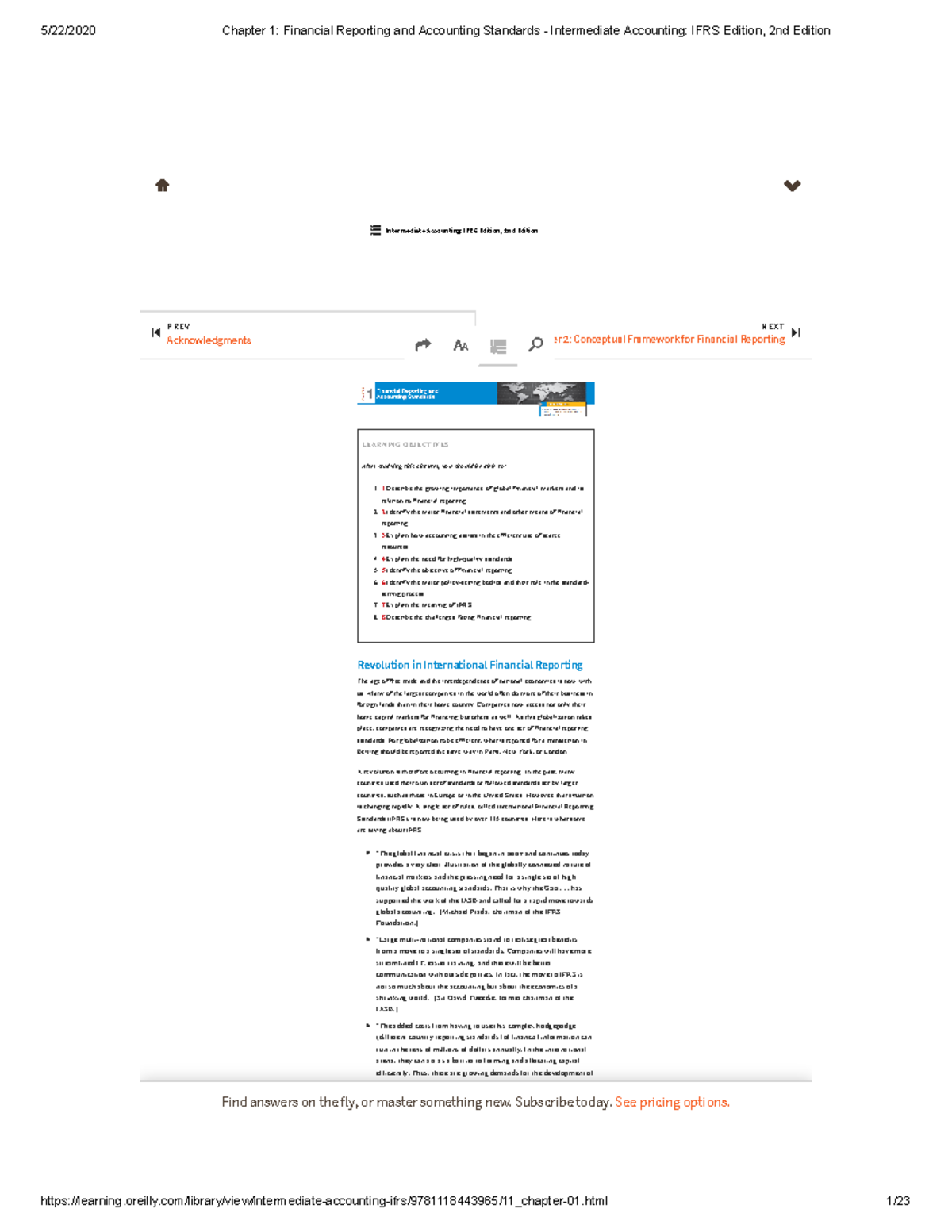 Chapter 1 Financial Accounting and Reporting Standards - LEARNING ...