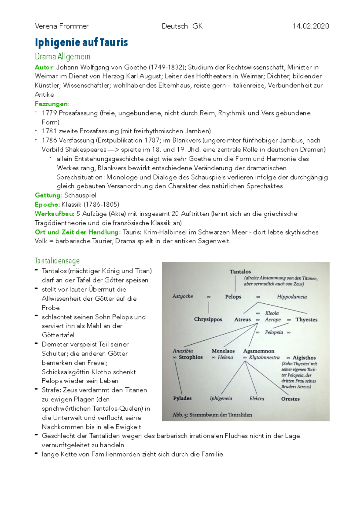 Zusammenfassung Von Iphigenie Auf Tauris Zusammenfassung Iphigenie auf Tauris - Iphigenie auf Tauris Drama