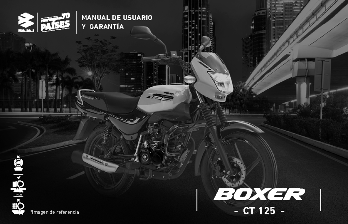 Manual de Usuario y Garantía - Boxer CT 125 Sport - Studocu