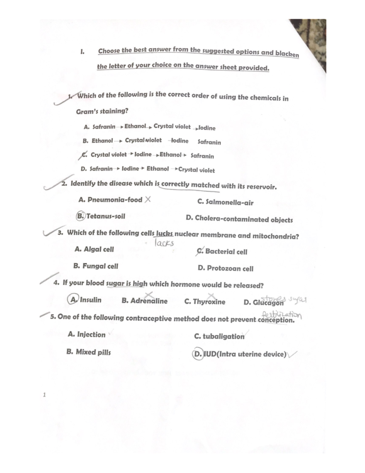 Best Answers Selection Guidelines for Exam Preparation - I. Choose the ...