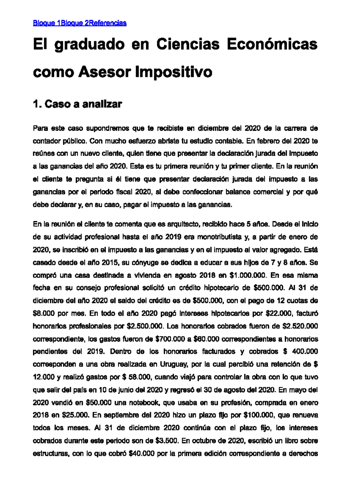 Impuestos a las Ganancias para Arquitectos: Análisis y Deducciones ...