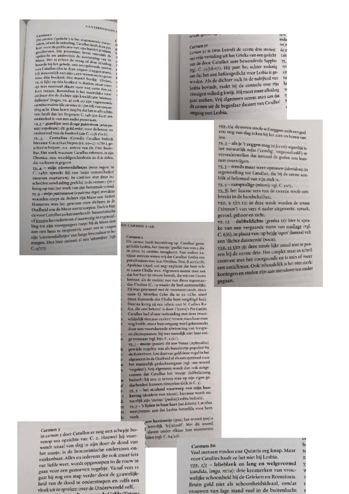 Carmen 51 en 31: Analyse van Catullus' Gedichten en Thema's - Studeersnel