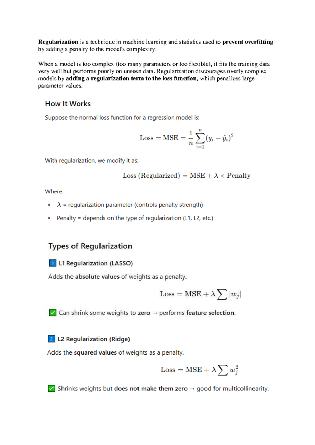 Lasso & Ridge Regression Concepts: Regularization Techniques in ML ...