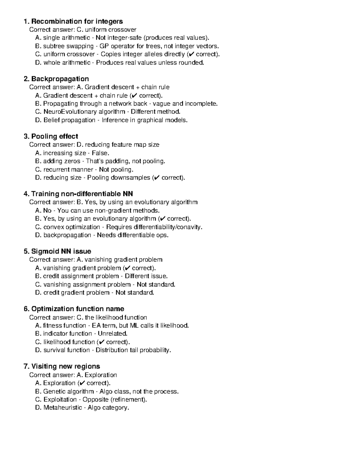 CI 2024 Practice Exam Solutions: Key Concepts & Answers - Studeersnel