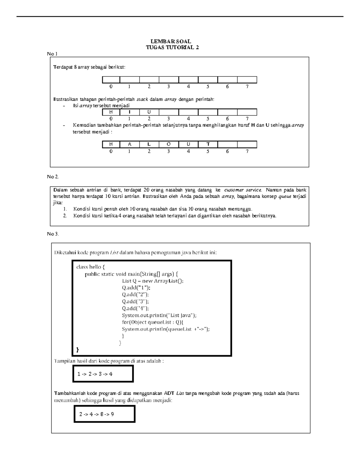 Tugas 2: Struktur Data dan Implementasi Stack serta Queue oleh Rizal ...