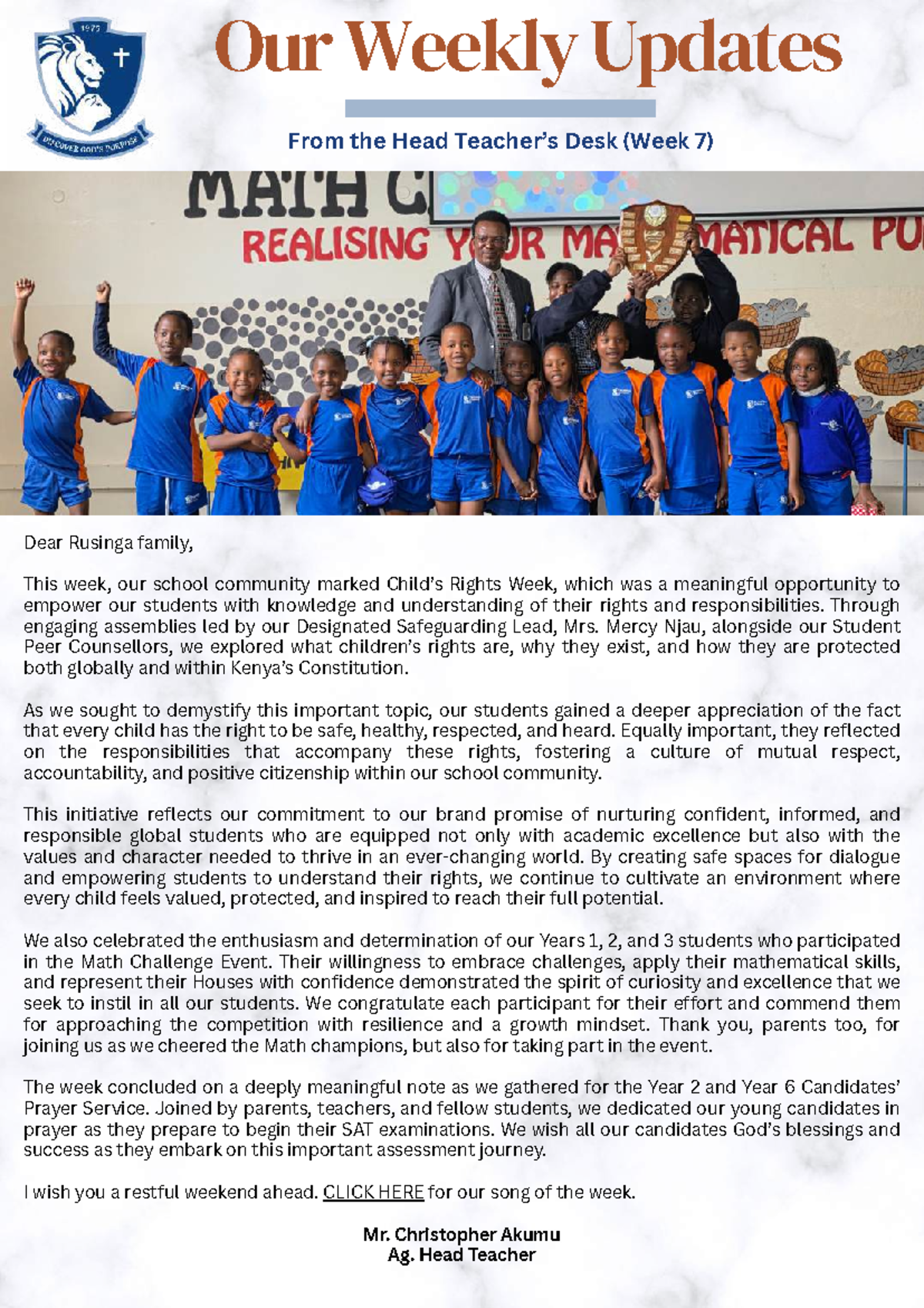 Week 7 Bulletin: Child Rights & Math Challenge Highlights (Apr 2026 ...