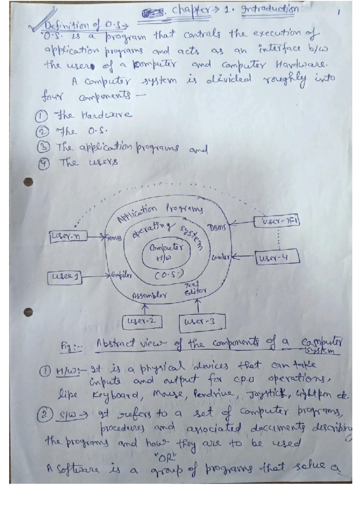 Unit 1: Operating System Lecture Notes - Comprehensive Overview - Studocu