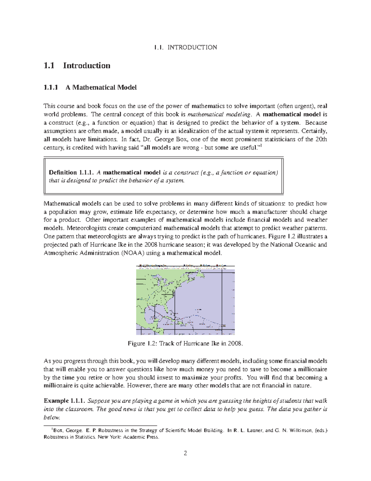 MATH 101: Intro to Mathematical Modeling – Lesson 1 Reading Guide - Studocu