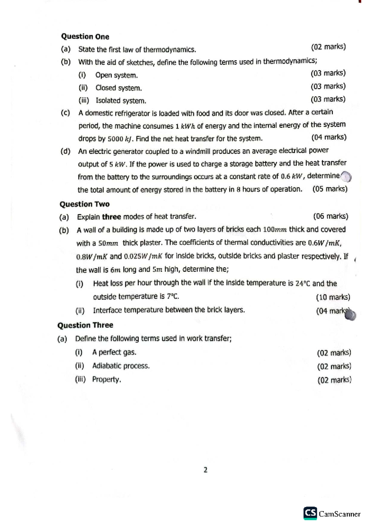 Thermodynamics and Electricity Concepts - CS Final Exam Notes - Studocu