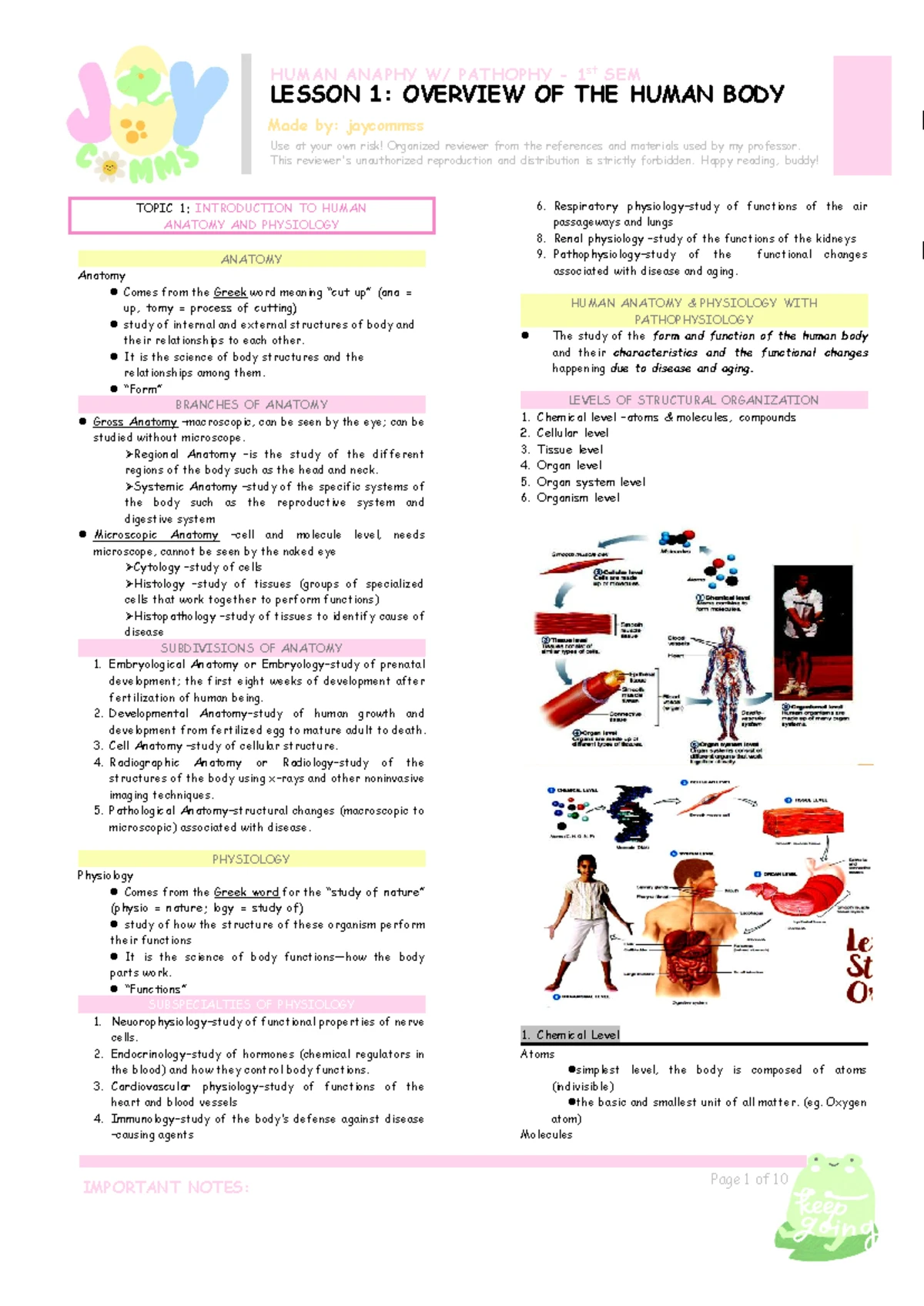 Cestodes Overview - Medical Laboratory Science Summary - Studocu