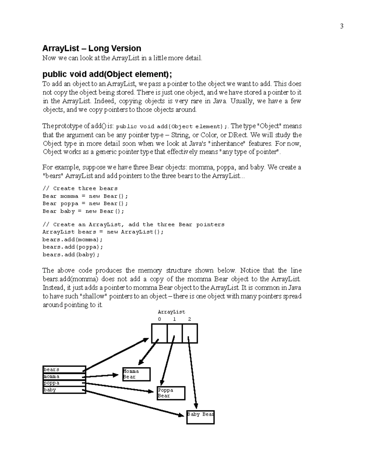 Java Array Lists Overview - CS106A Handout Fall 2004-05 - Studocu