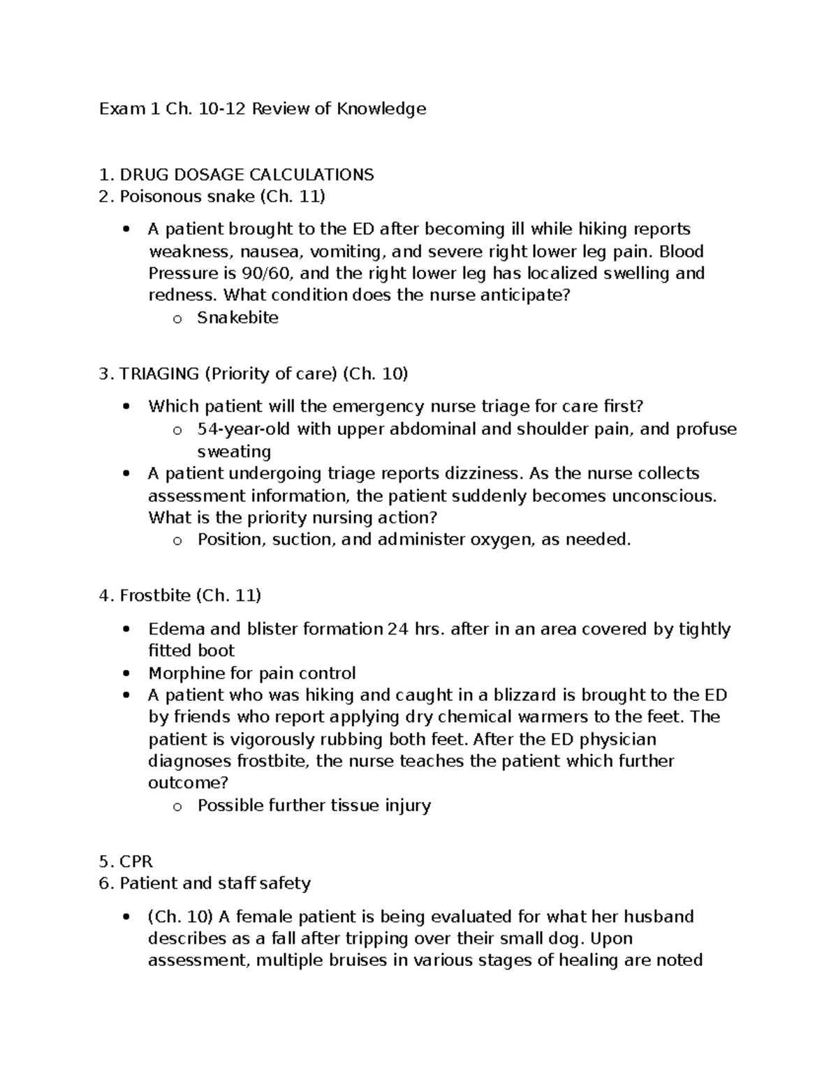 Pharm Exam 4 Comprehensive Study Guide: Chapters 30-37 Overview - Studocu