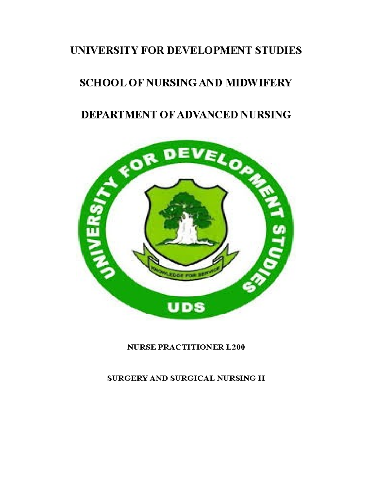 Surgery Group 5: Testicular Torsion Management Notes (NUR L200) - Studocu