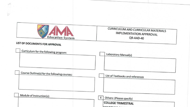 AMA Education System SY 2025-2026 Trimestral Academic Calendar - Studocu