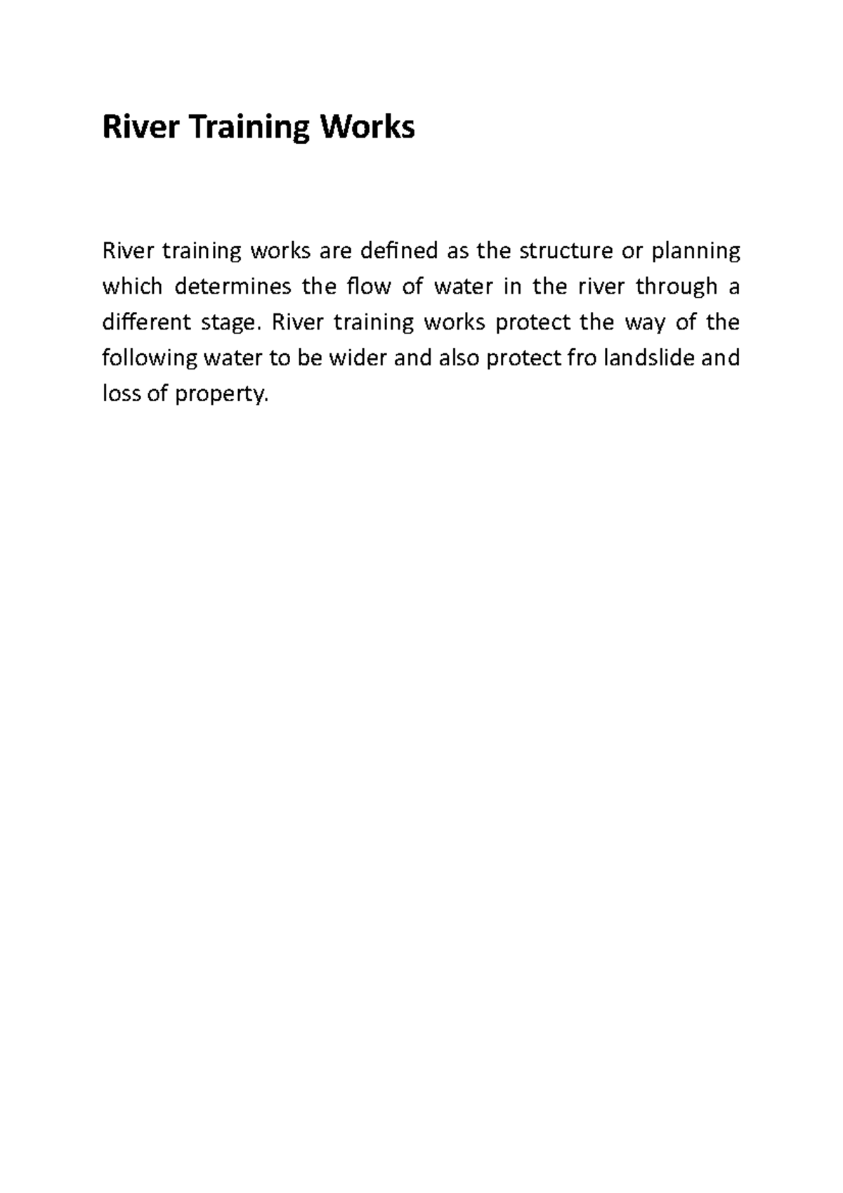 River Training Works: Key Concepts and Challenges in Civil Engineering ...