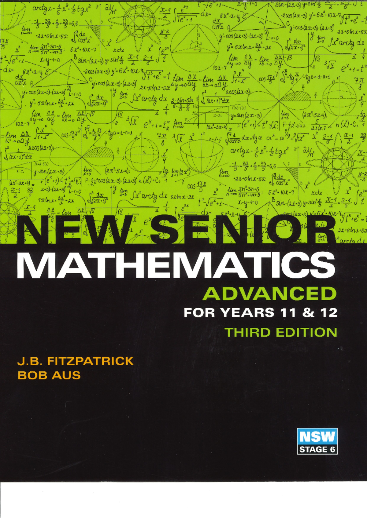 New Senior Mathematics Advanced for Years 11-12: Comprehensive Index ...
