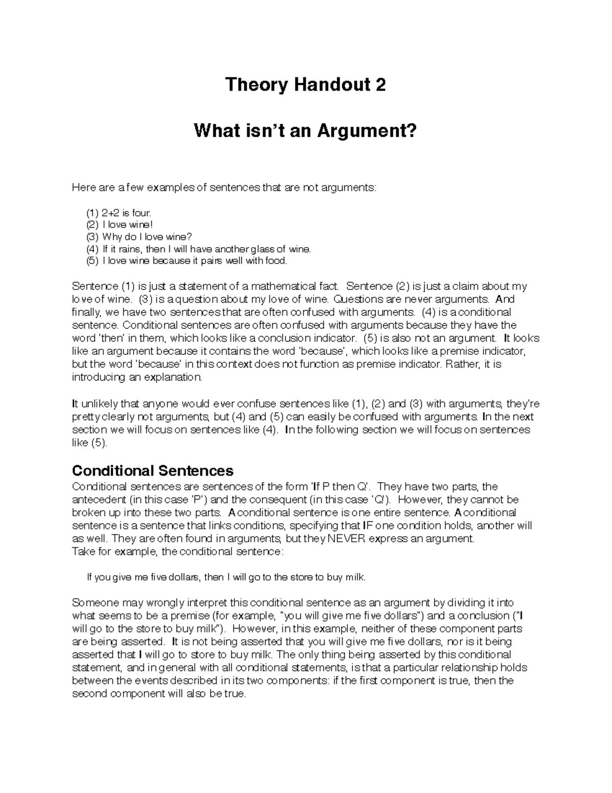 Understanding Arguments and Explanations: A Critical Thinking Guide (CT101)  - Studocu