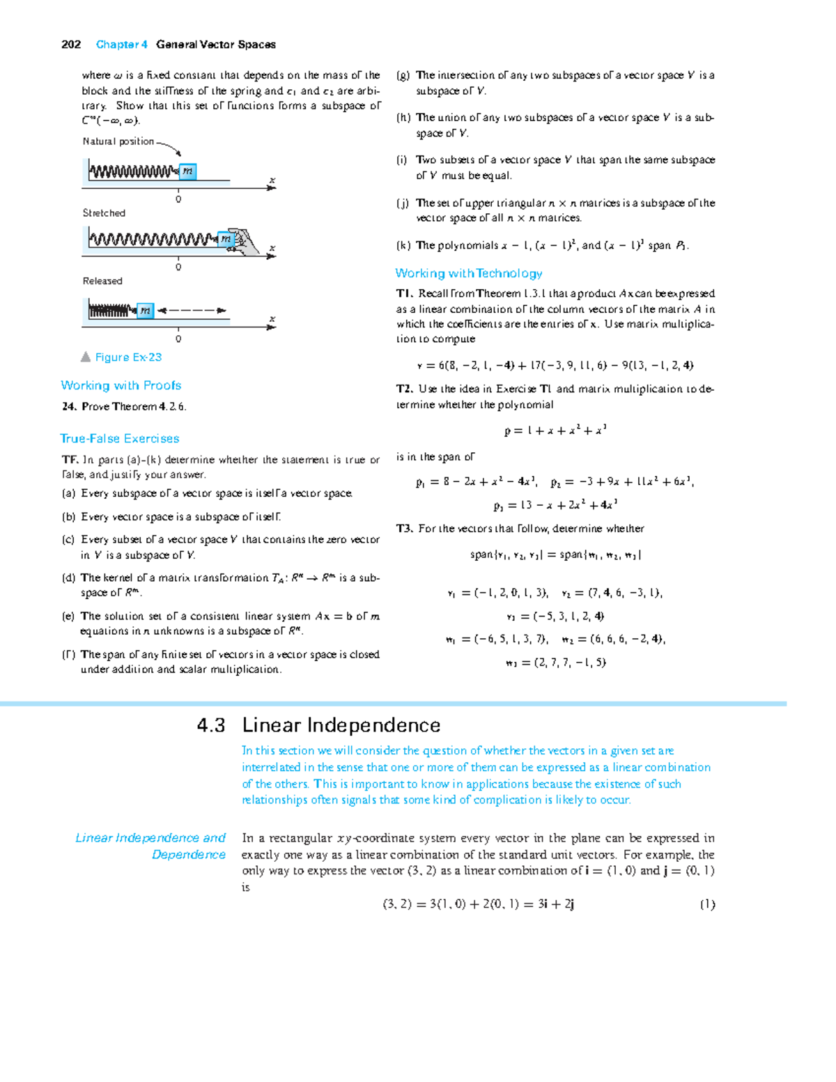 Linear Independence in Vector Spaces: An In-Depth Analysis (MATH 202 ...