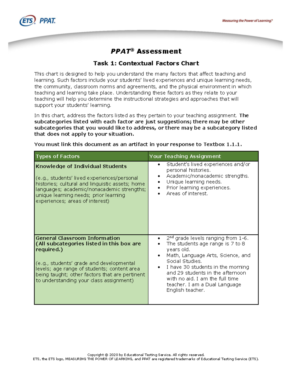Ppat Taskone - Ppat task 1 submission. - Copyright © 2020 by ...