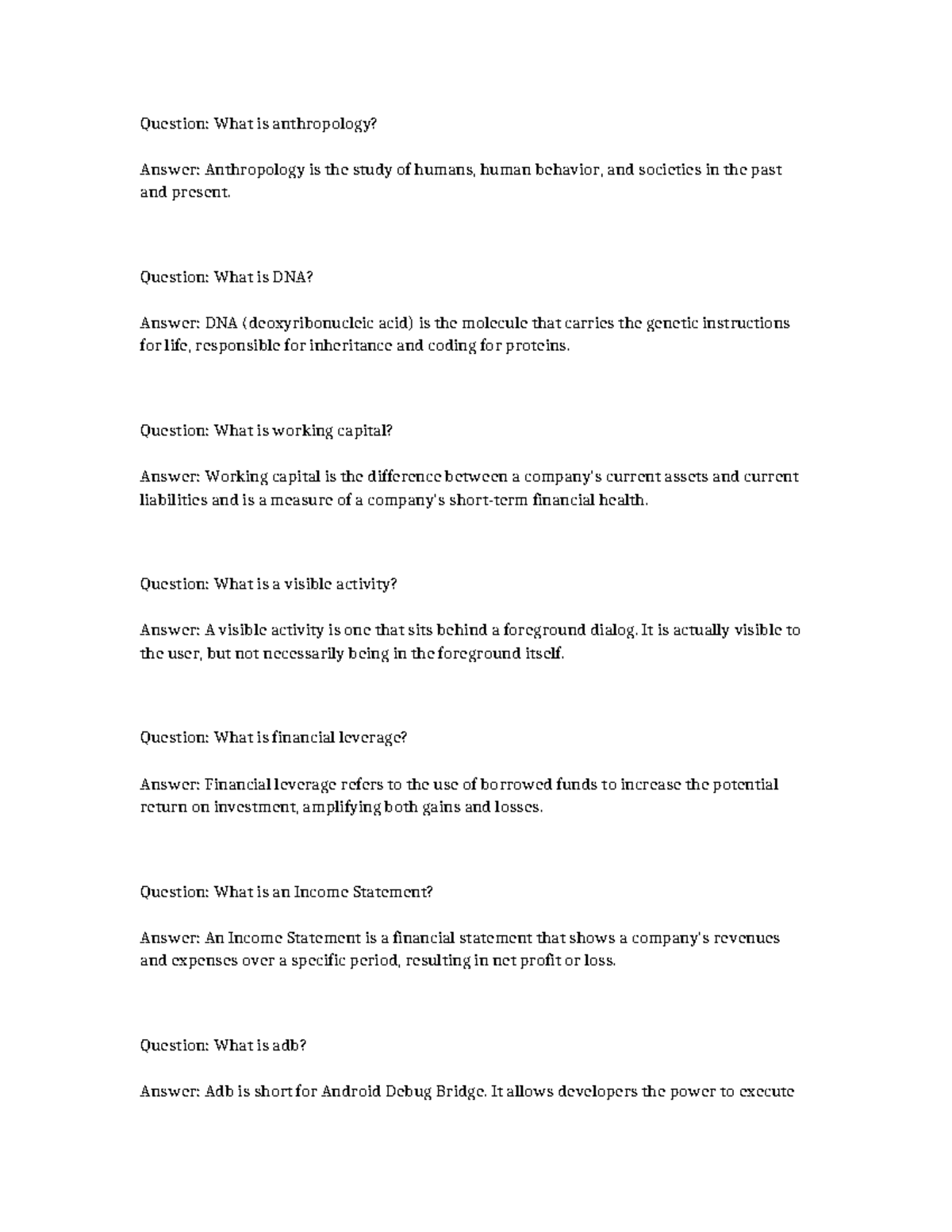 Hugger-muggeries enmeshing merrillan - Question: What is anthropology ...