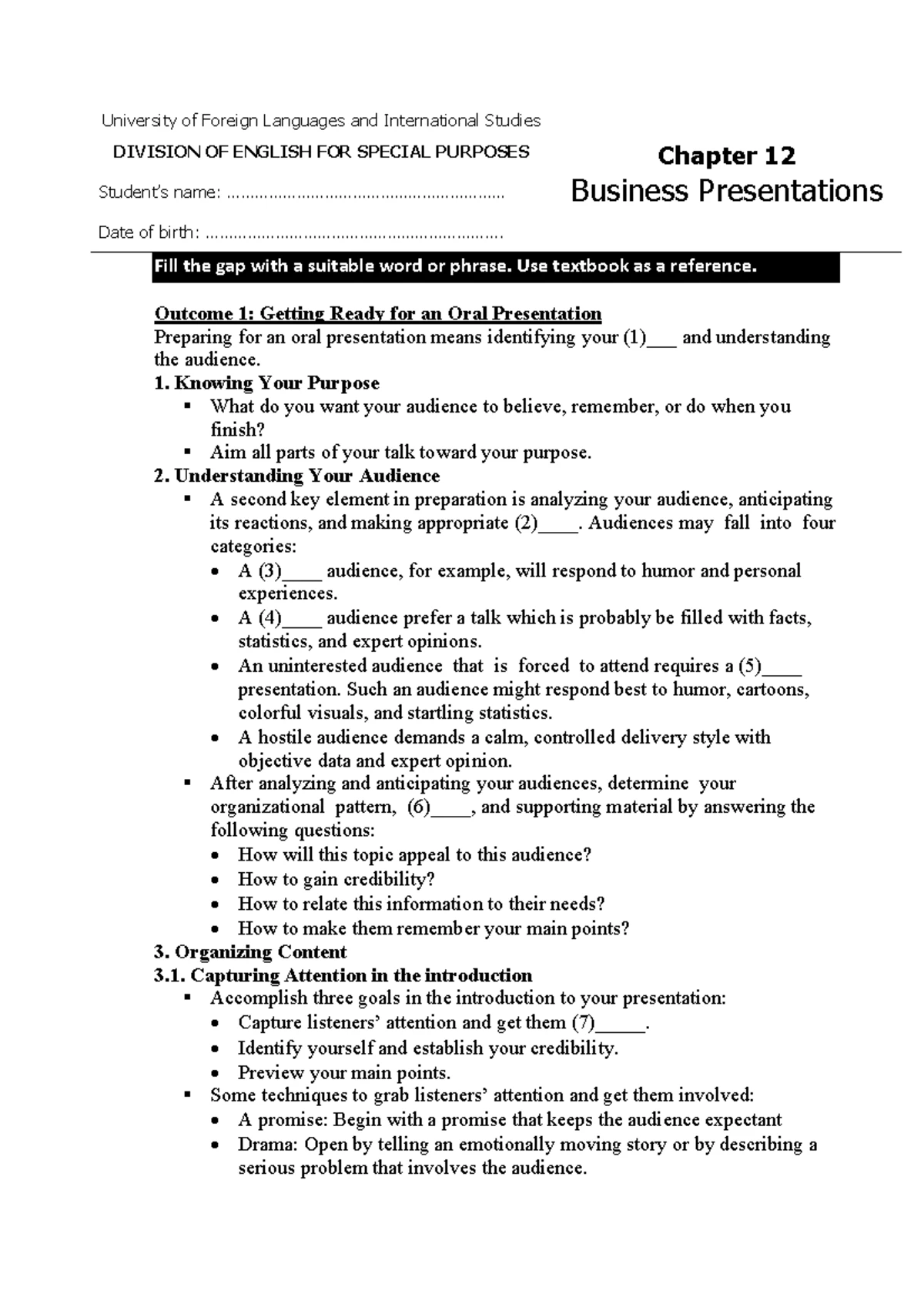 A01 - Lecture Notes: Chapter 2 - Business Writing Techniques - Studocu
