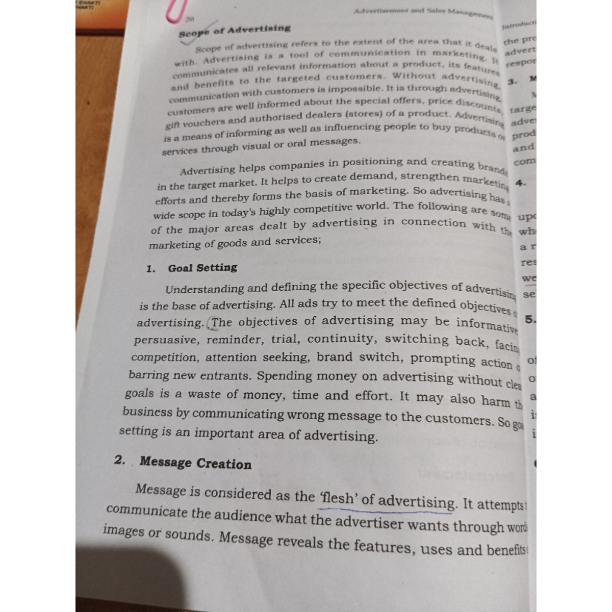 Advertisement and sales management - Advertisement and Sales 20 Scope ...