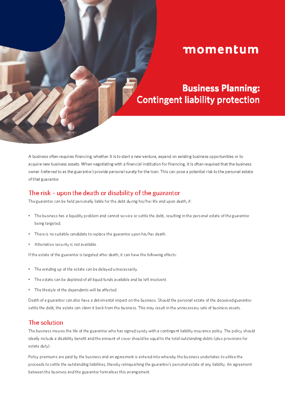 Contingent Liability Protection for Guarantors - 2022 Guide - Studocu