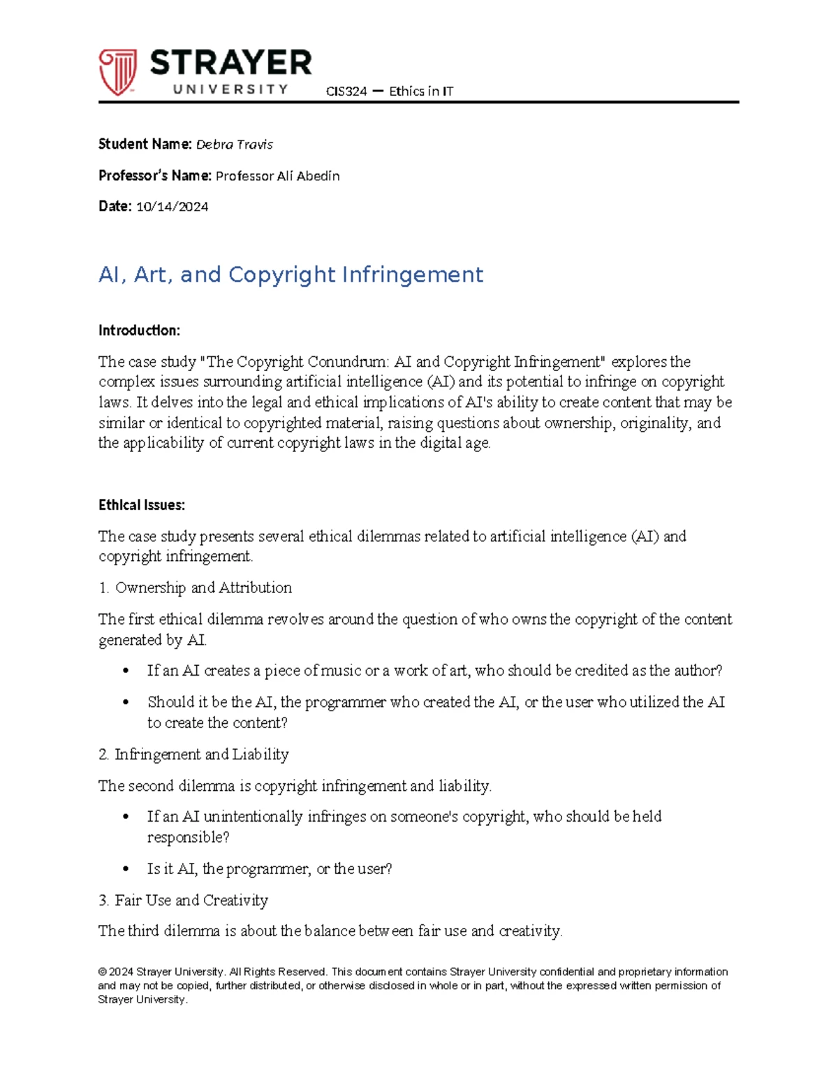 CIS324 WK 5 Case Brief on Surveillance Tech Ethics and Privacy - Studocu