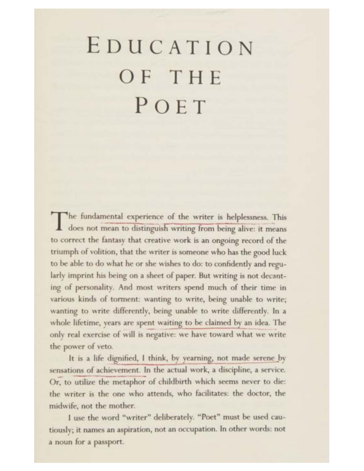 Final Exam Study Guide for Course Code 44263047: Education of the Poet ...
