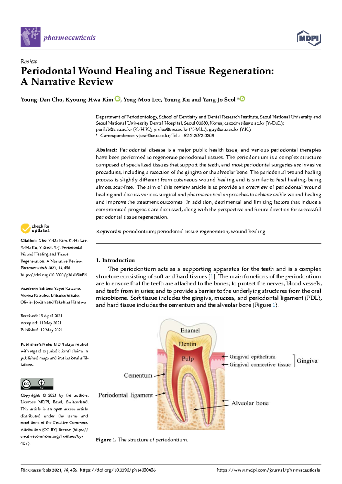 Periodontal Wound Healing & Tissue Regeneration: A Narrative Review ...