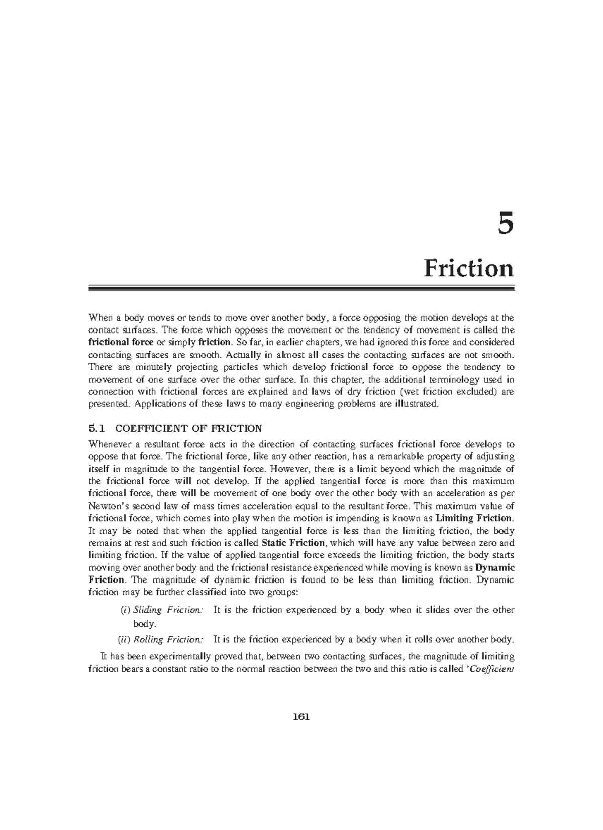 Friction and Its Laws: Understanding Mechanics of Solids (Unit 2) - Studocu