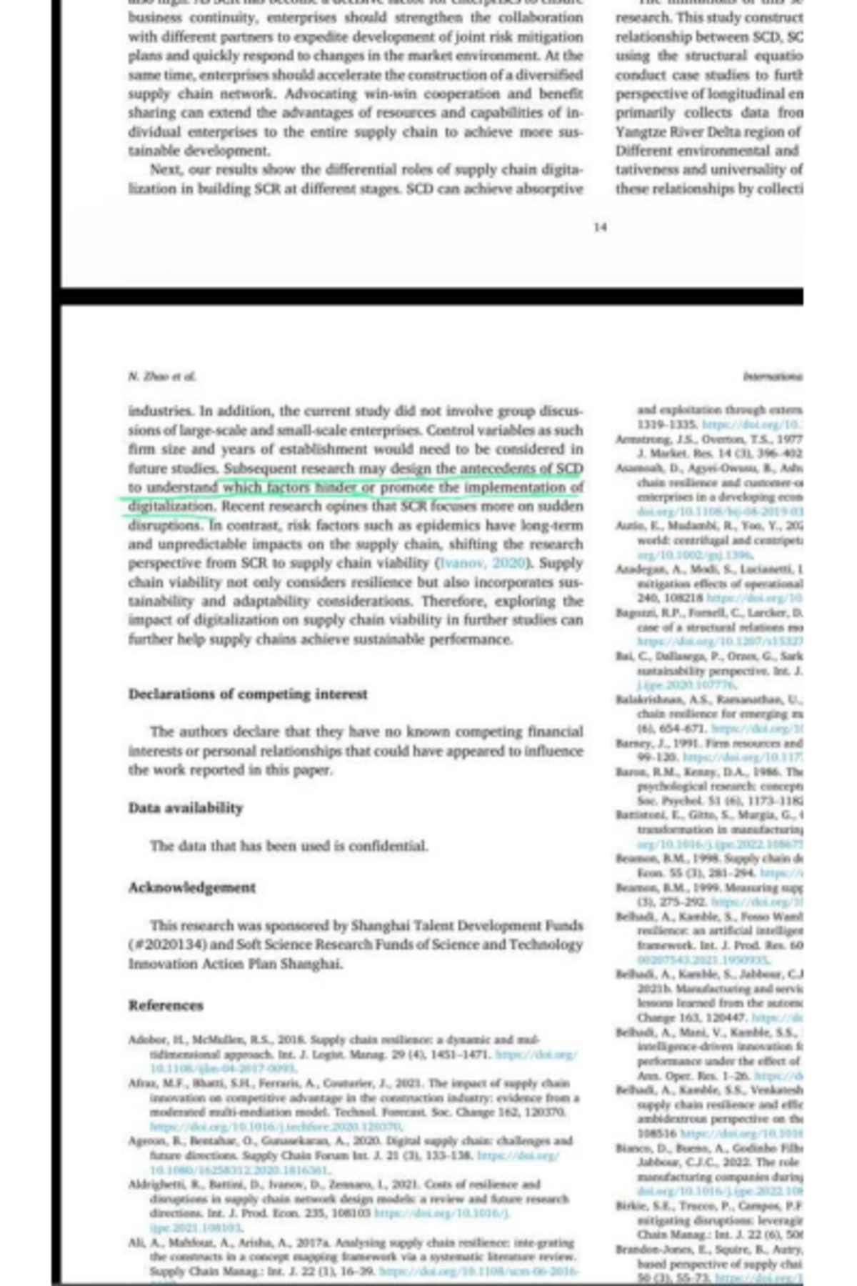 Supply Chain Viability & Resilience: Insights for SCD Strategies - Studocu