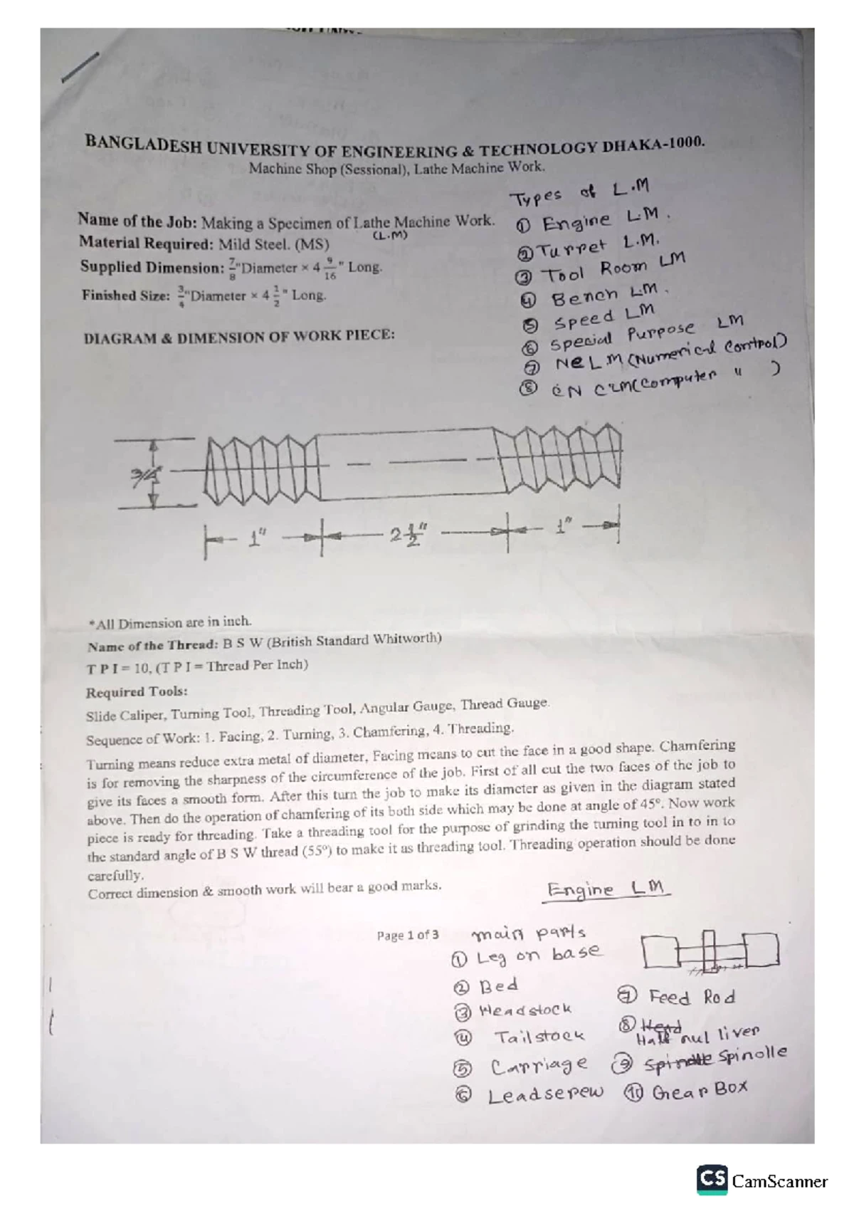 Me-160 Final Quiz: Mechanical Engineering Drawing Instructions - Studocu